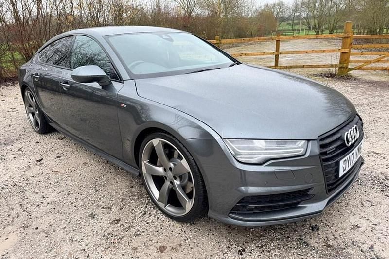 Used Audi A7 Sportback Black Edition 272 HP (200 kW) 2017 Grey Hatchback