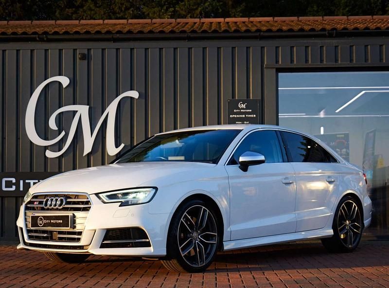 White Used 2017 Audi A3 Advanced Sedan | £19,790 (Fair price) - Image 1/4