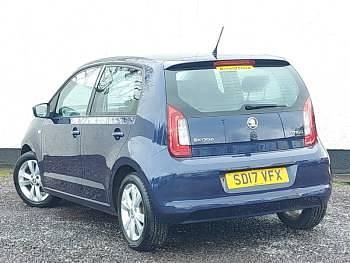 Used Skoda Citigo SE L 60 HP (44 kW) 2017 Blue Hatchback