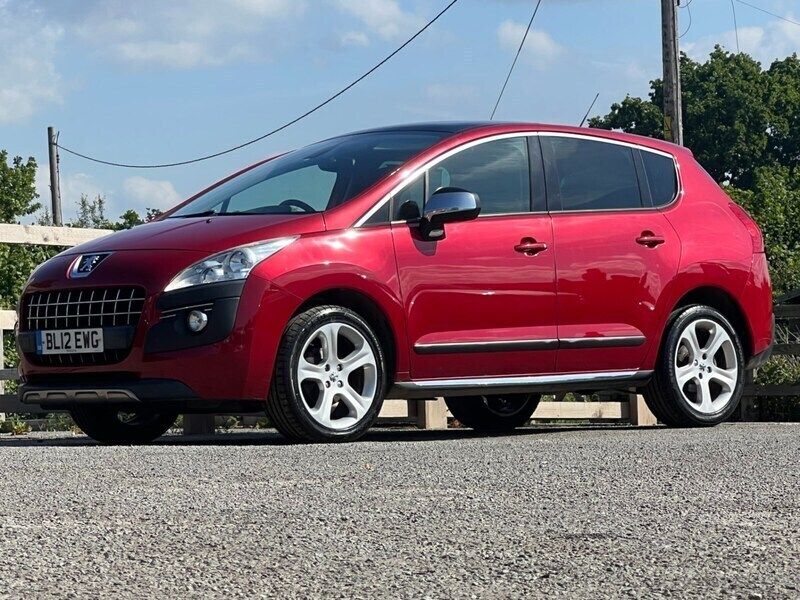 Red Used 2012 Peugeot 3008 Allure Hatchback | £2,395 (Fair price) - Image 1/3