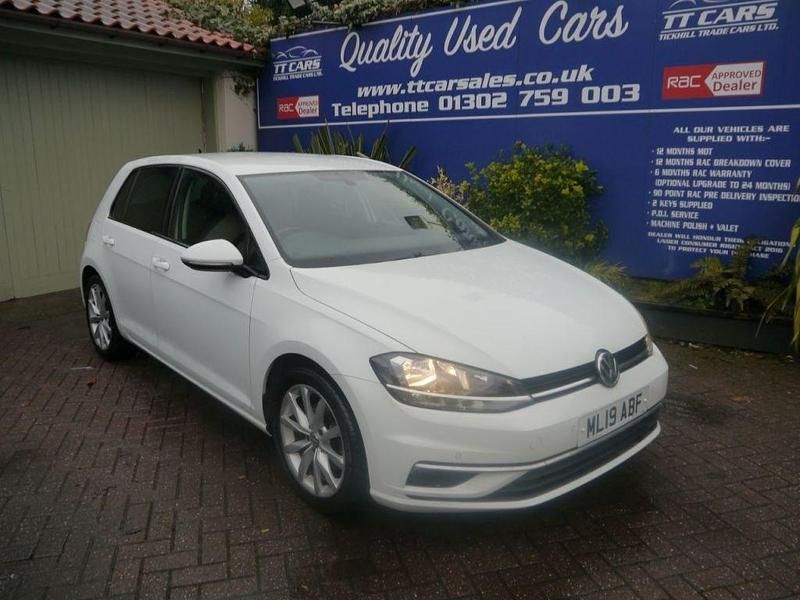 White Used 2019 VW Golf VII GT Hatchback | £10,995 (Fair price) - Image 1/4