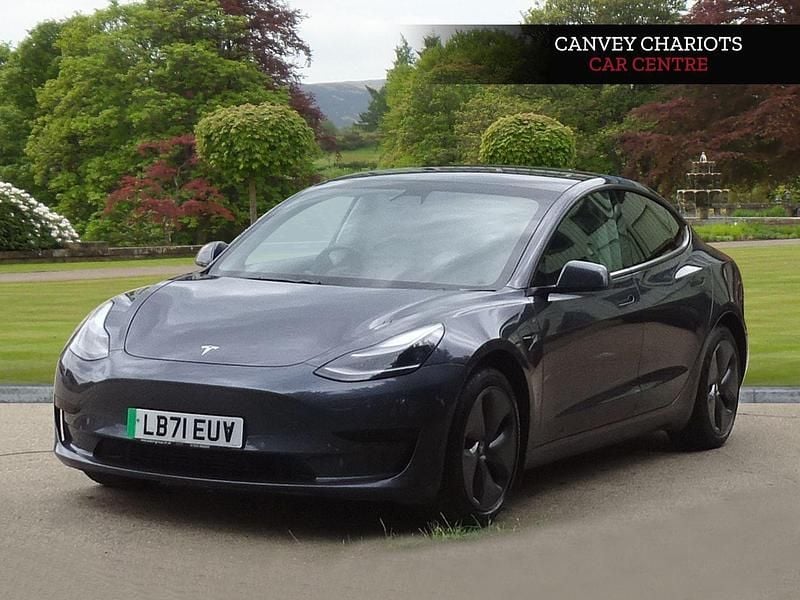 Grey Used 2021 Tesla Model 3 Standard Range Sedan | £17,300 (Fair price) - Image 1/4