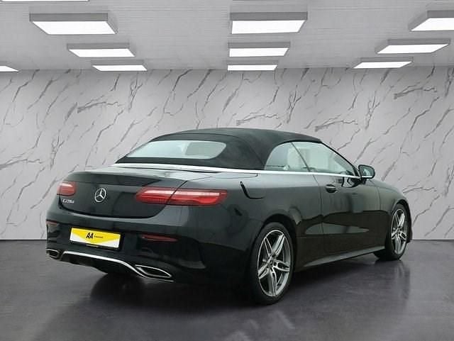 Used Mercedes E220 AMG line 194 HP (142 kW) 2018 Black Cabriolet