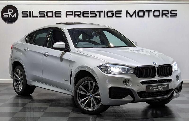 Silver Used 2015 BMW X6 M Sport SUV | £19,495 (Expensive) - Image 1/4