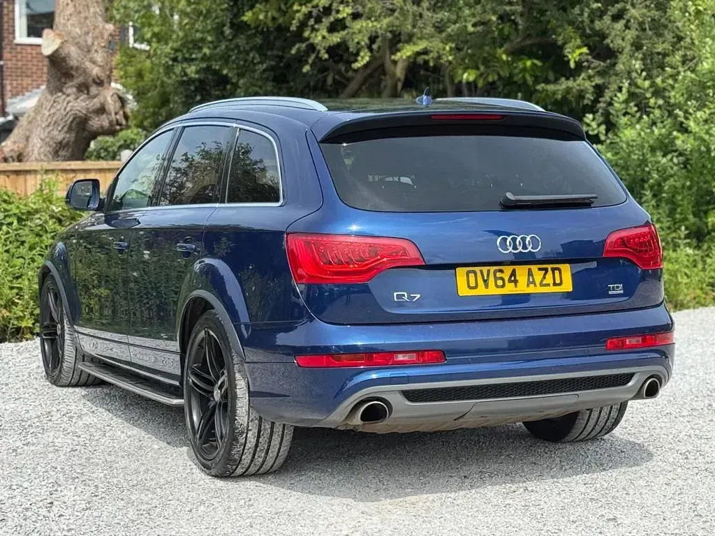 Used Audi Q7 S-line plus 340 HP (250 kW) 2014 Blue SUV