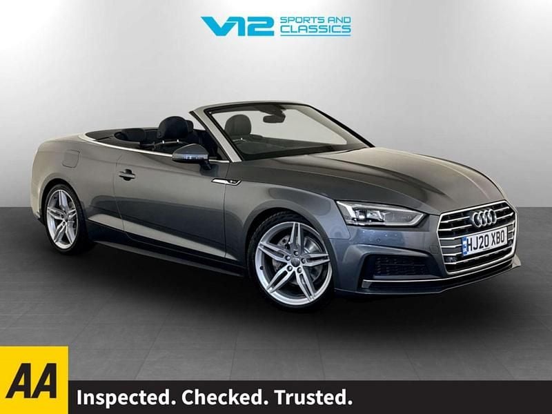 Used Audi A5 Cabriolet S-Line 190 HP (139 kW) 2019 Grey Cabriolet