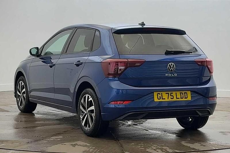 New VW Polo Match 95 HP (69 kW) 2025 Blue Hatchback