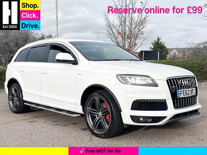 White Used 2012 Audi Q7 S-line plus SUV | £8,951 (Fair price) - Image 1/3