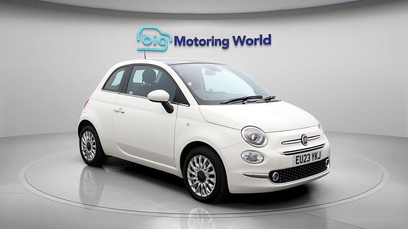 White Used 2023 Fiat 500 S Hatchback | £8,700 (Good price) - Image 1/4