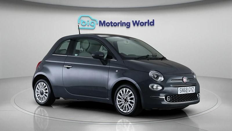 Used Fiat 500 Lounge 68 HP (50 kW) 2018 Grey Hatchback