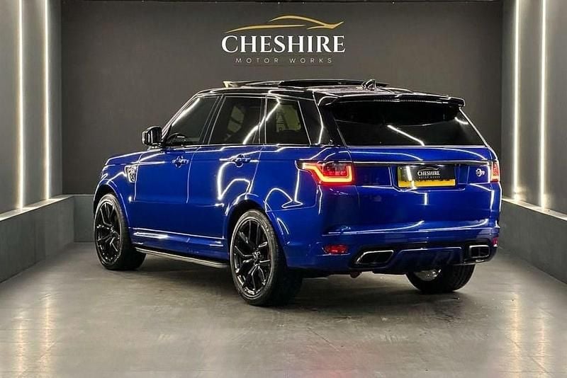 Used Land Rover Range Rover Sport SVR 575 HP (422 kW) 2018 Blue SUV