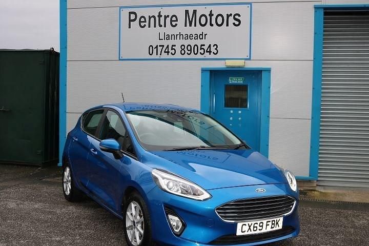 Used Ford Fiesta Zetec 100 HP (73 kW) 2019 Blue Hatchback