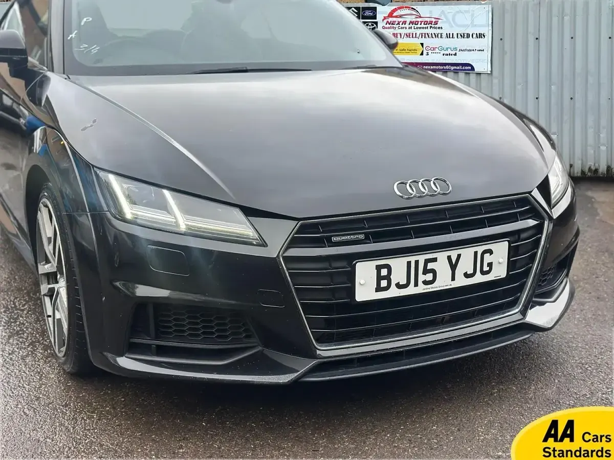 Used Audi TT S-Line 230 HP (169 kW) 2015 Black Coupe