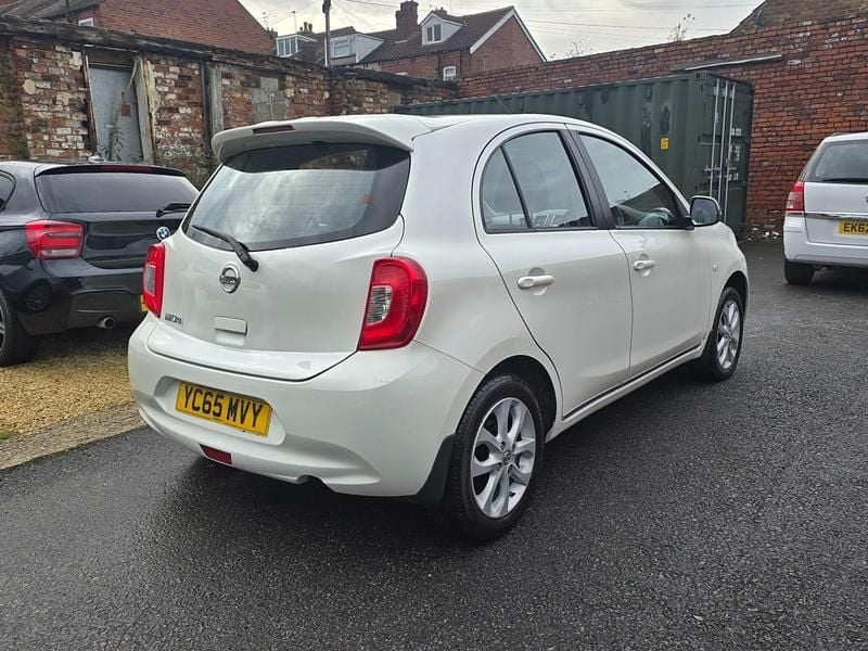Used Nissan Micra Acenta 2015 White Hatchback