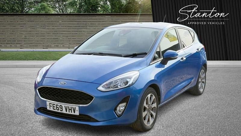 Usado Ford Fiesta Trend 85 HP (62 kW) 2019 Azul Citadino