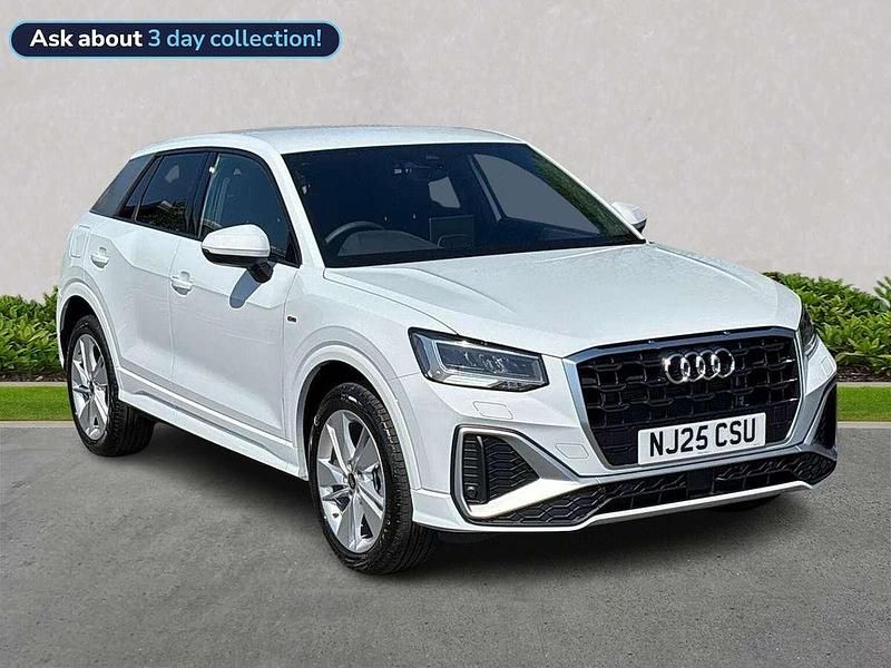 White Used 2025 Audi Q2 S-Line SUV | £27,546 (Fair price) - Image 1/4