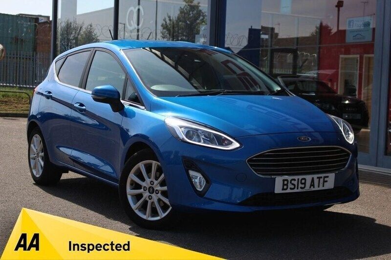 Blue Used 2019 Ford Fiesta Titanium Hatchback | £12,275 (Fair price) - Image 1/4