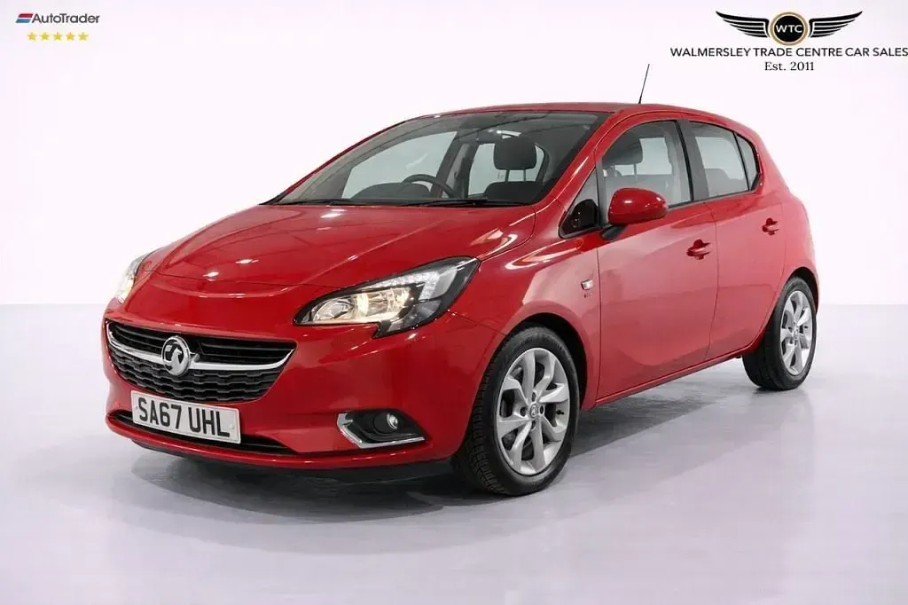 Begagnad Vauxhall Corsa SRi 75 HK (55 kW) 2017 Röd Halvkombi