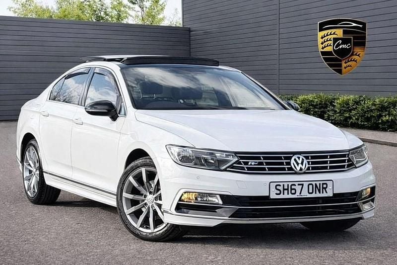 Used VW Passat R-line 150 HP (110 kW) 2017 White Sedan