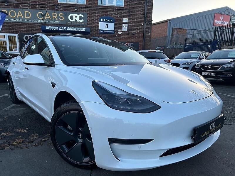 Used Tesla Model 3 Long Range AWD 254 kW (346 HP) 2021 White Sedan
