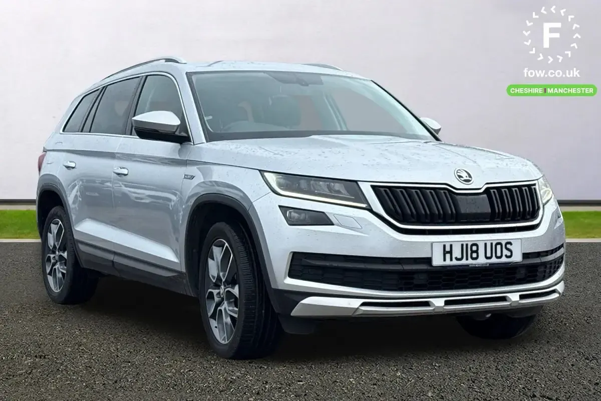 Używany Skoda Kodiaq Scout 4x4 2018 Srebrny SUV