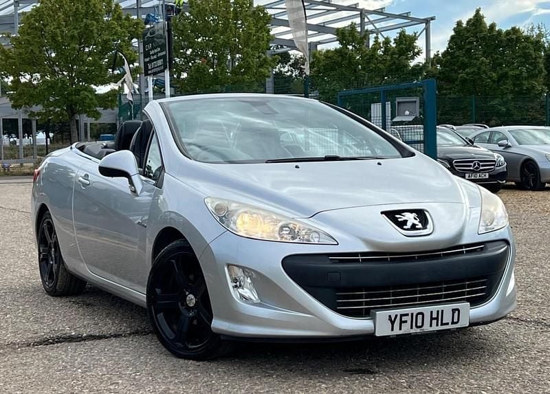 Silver Used 2010 Peugeot 308 CC Allure Cabriolet | £2,479 (Good price) - Image 1/4