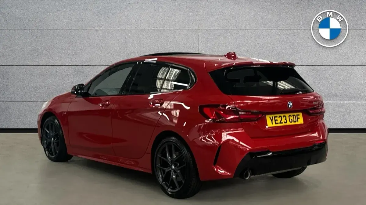 Used BMW 118 M Sport 136 HP (100 kW) 2023 Red Hatchback