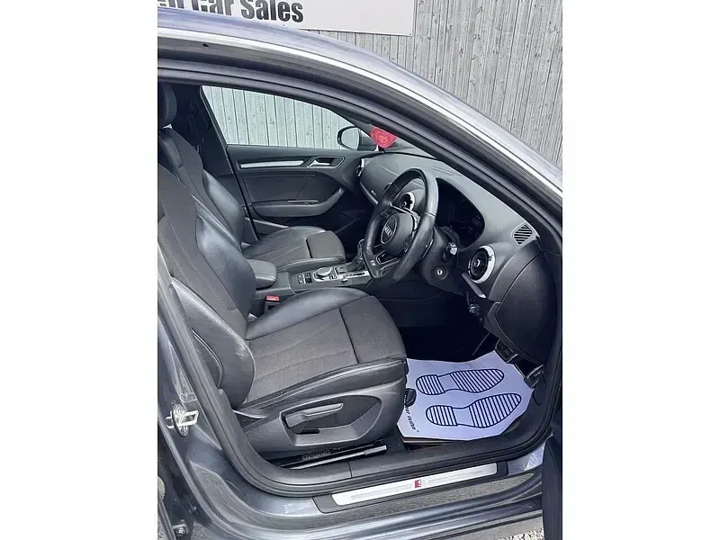 Used Audi A3 S-Line 150 HP (110 kW) 2018 Grey Sedan
