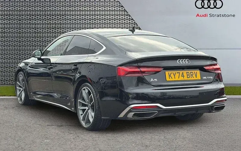 Used Audi A5 Sportback S-Line 150 HP (110 kW) 2024 Black Hatchback