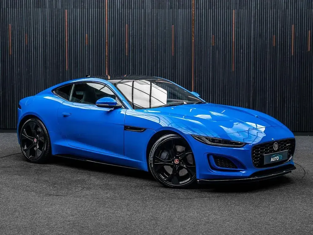 Used Jaguar F-Type S 450 HP (330 kW) 2021 Blue Coupe