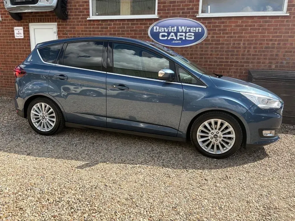 Used Ford C-MAX Titanium 100 HP (73 kW) 2018 Blue MPV