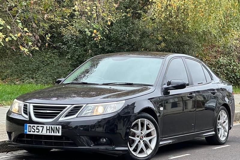 Black Used 2007 Saab 9-3 Vector Sedan | £2,695 (Fair price) - Image 1/1