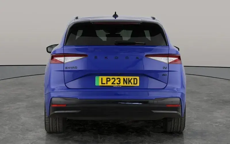 Used Skoda Enyaq iV SportLine 150 kW (204 HP) 2023 Blue SUV
