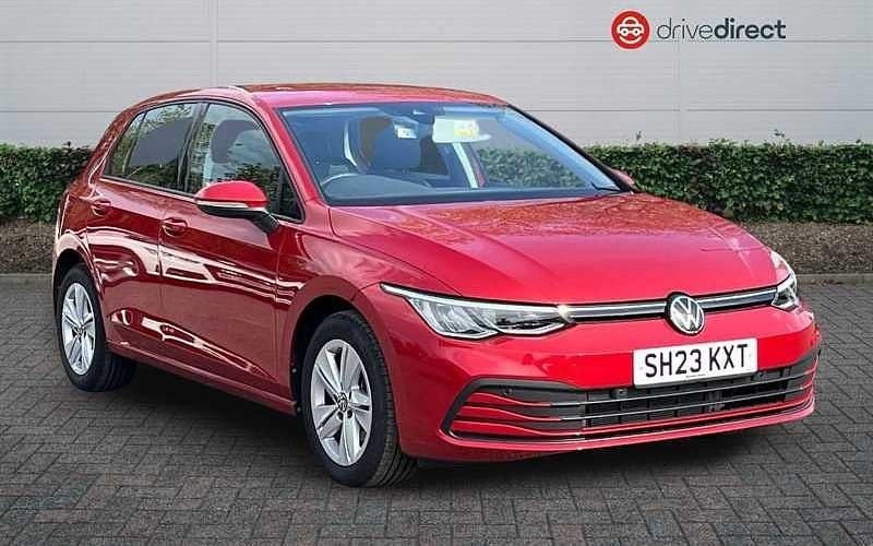 Red Used 2023 VW Golf VIII Life Hatchback | £20,743 (Fair price) - Image 1/4