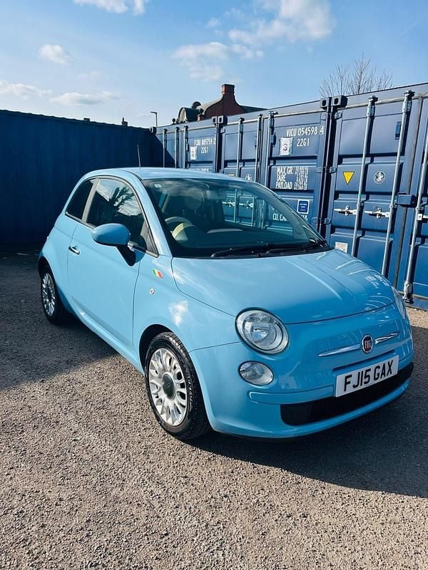 Used Fiat 500 Lounge 2015 Blue Hatchback