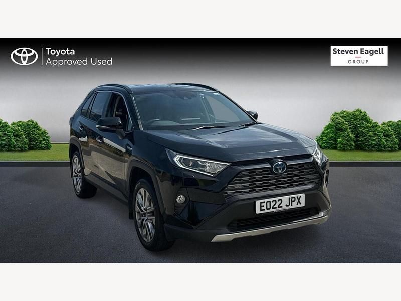 Black Used 2022 Toyota RAV4 Hybrid SUV | £32,555 (A bit pricey) - Image 1/3
