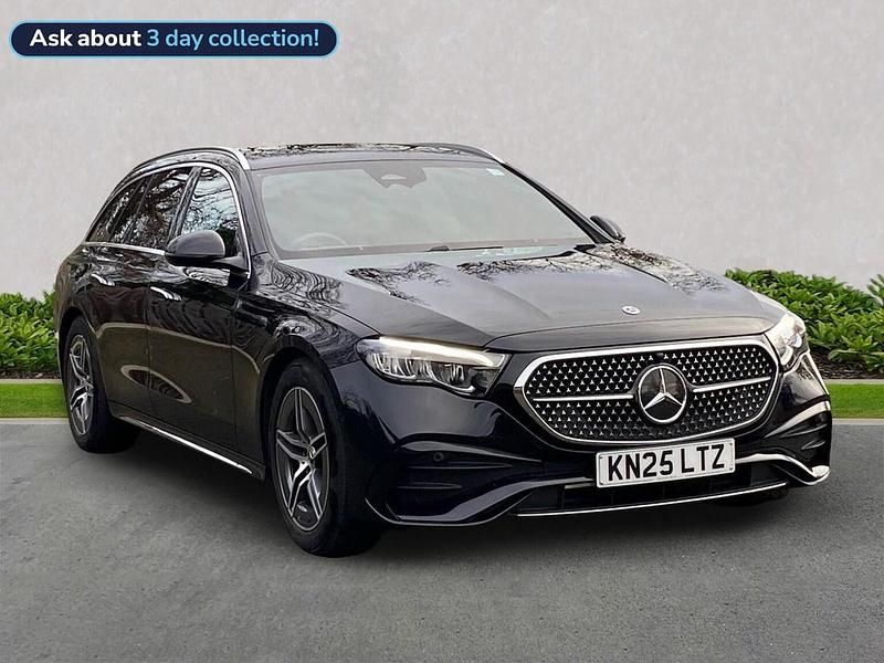 Black Used 2025 Mercedes E200 AMG line Estate | £44,999 - Image 1/4