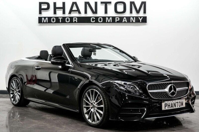 Black Used 2020 Mercedes E220 AMG line Cabriolet | £24,990 (Fair price) - Image 1/4