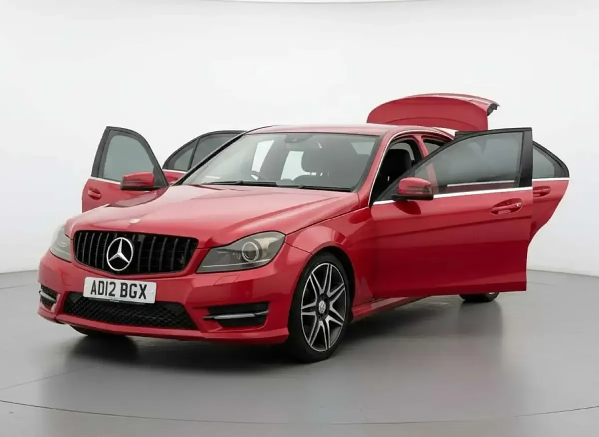 Used Mercedes C220 AMG 2012 Red Sedan