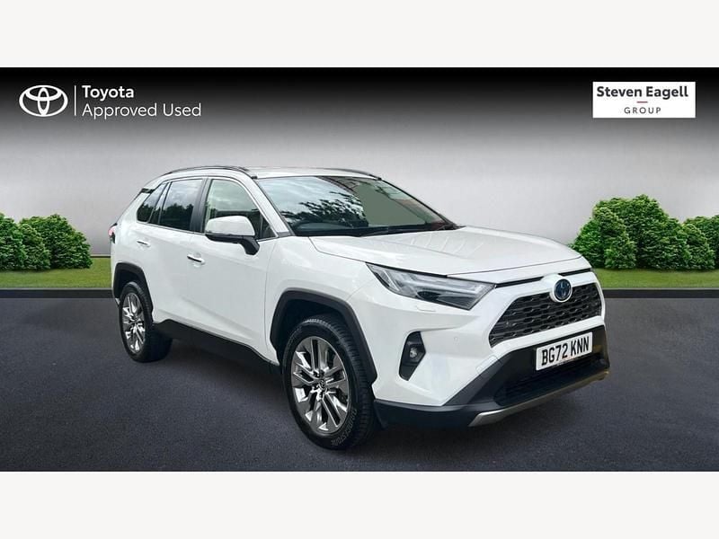 White Used 2022 Toyota RAV4 Hybrid SUV | £32,481 (A bit pricey) - Image 1/3