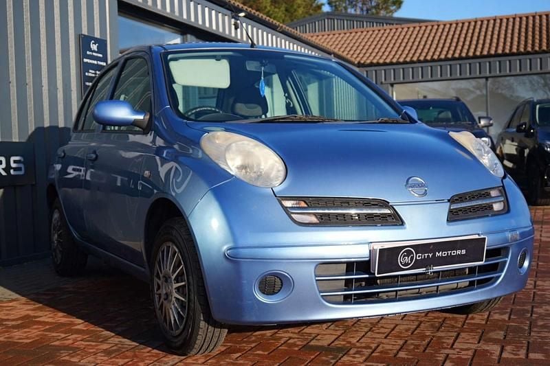 Used Nissan Micra 79 HP (58 kW) 2007 Blue Hatchback