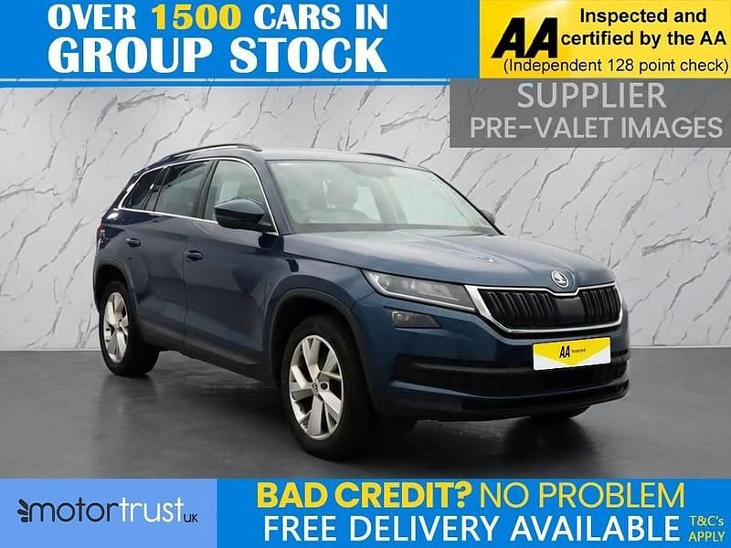 Used Skoda Kodiaq SE L 150 HP (110 kW) 2018 Blue SUV