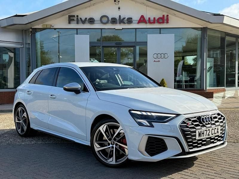 White Used 2022 Audi S3 Sportback Advanced Hatchback | £32,990 - Image 1/4