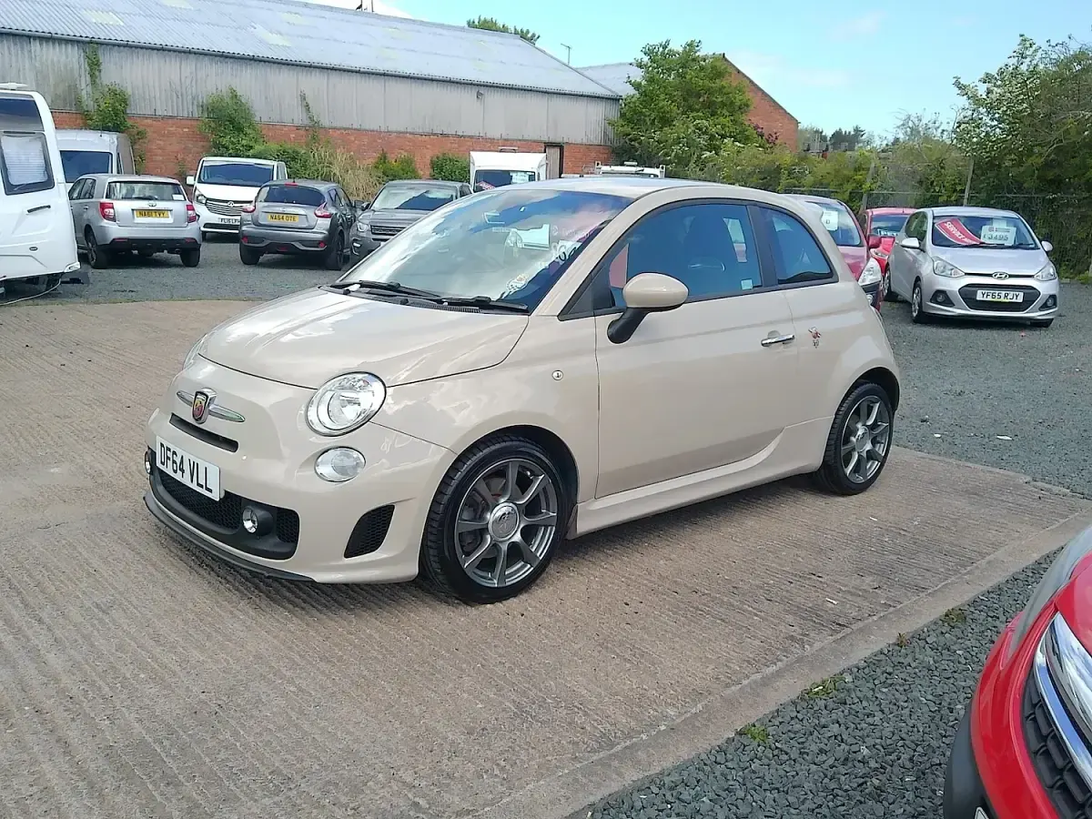 Used Abarth 500 2015 Beige Hatchback