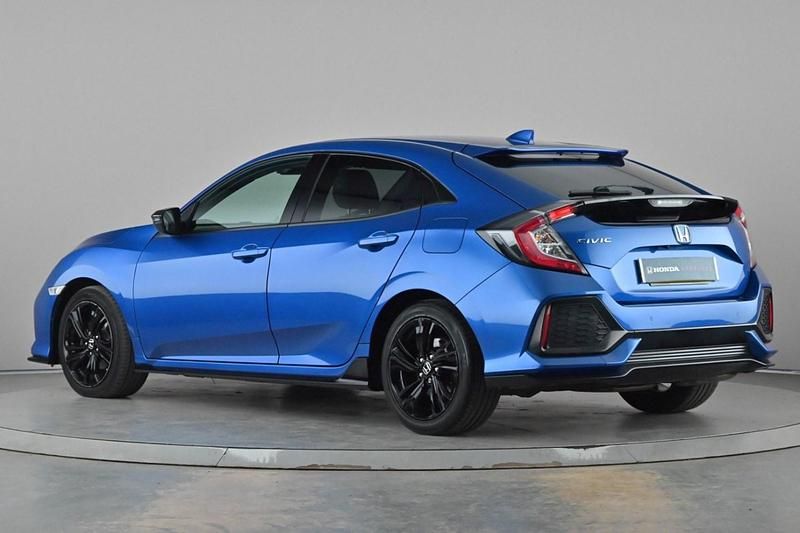 Begagnad Honda Civic Sport 126 HK (92 kW) 2019 Blå Halvkombi