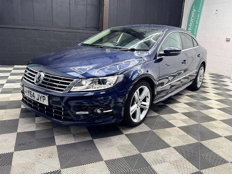 Used VW CC R-line 177 HP (130 kW) 2014 Blue Sedan