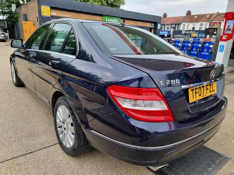 Used Mercedes C200 Elegance 2007 Blue Sedan