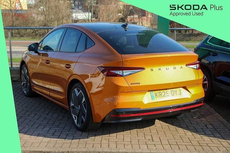 Used Skoda Enyaq iV vRS 250 kW (340 HP) 2025 Phoenix orange metallic SUV