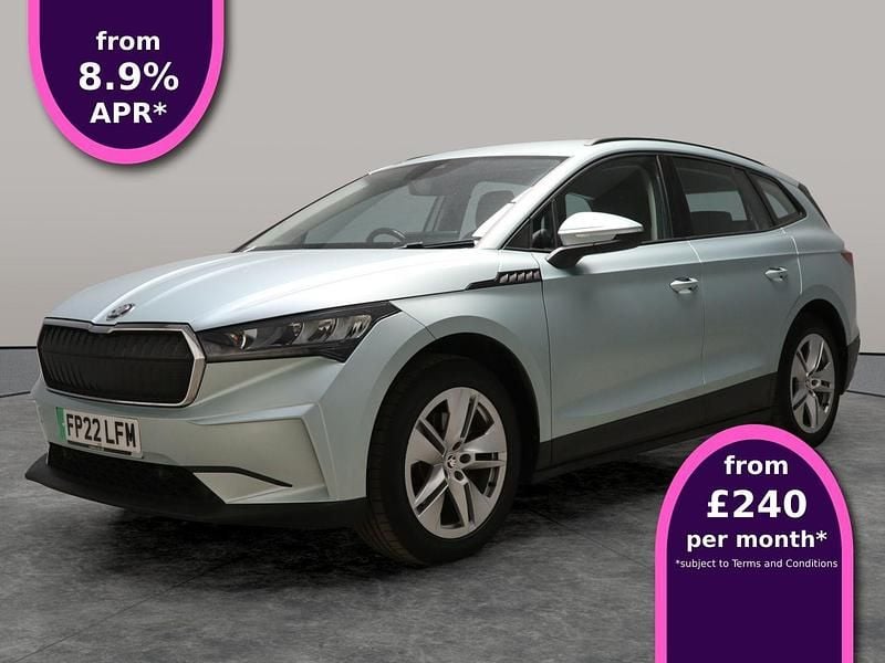 Silver Used 2022 Skoda Enyaq iV SUV | £16,925 (Fair price) - Image 1/3