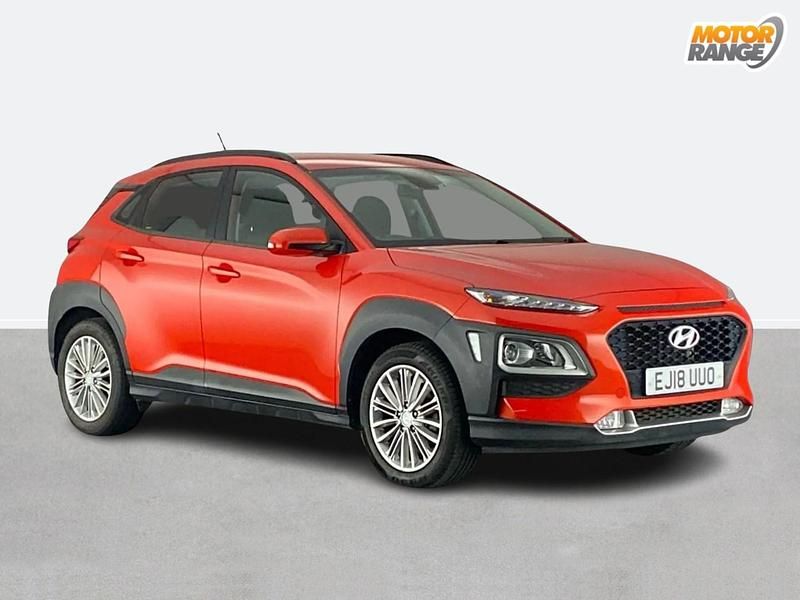 Orange Used 2018 Hyundai Kona SE SUV | £9,395 (Fair price) - Image 1/4